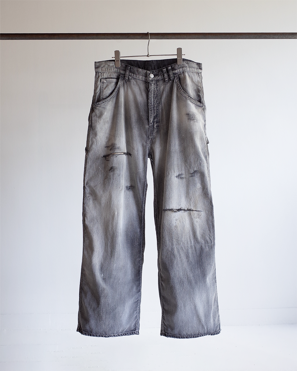AIGING PAINTER PANTS(BLACK) – ANCELLM AIGING PAINTER PANTS(BLACK) – ANCELLM