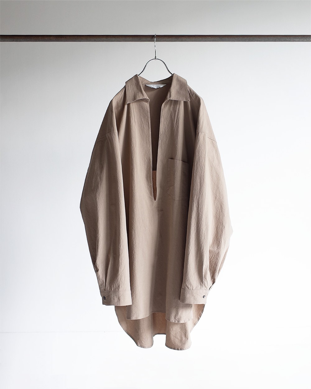 SKIPPER LONG SHIRT(BEIGE) – ANCELLM