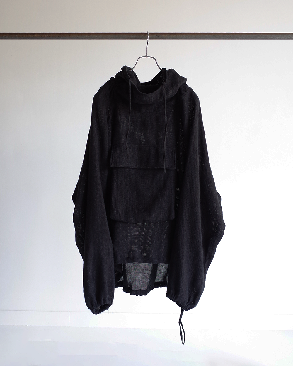 L/R PULLOVER HOODIE(BLACK)