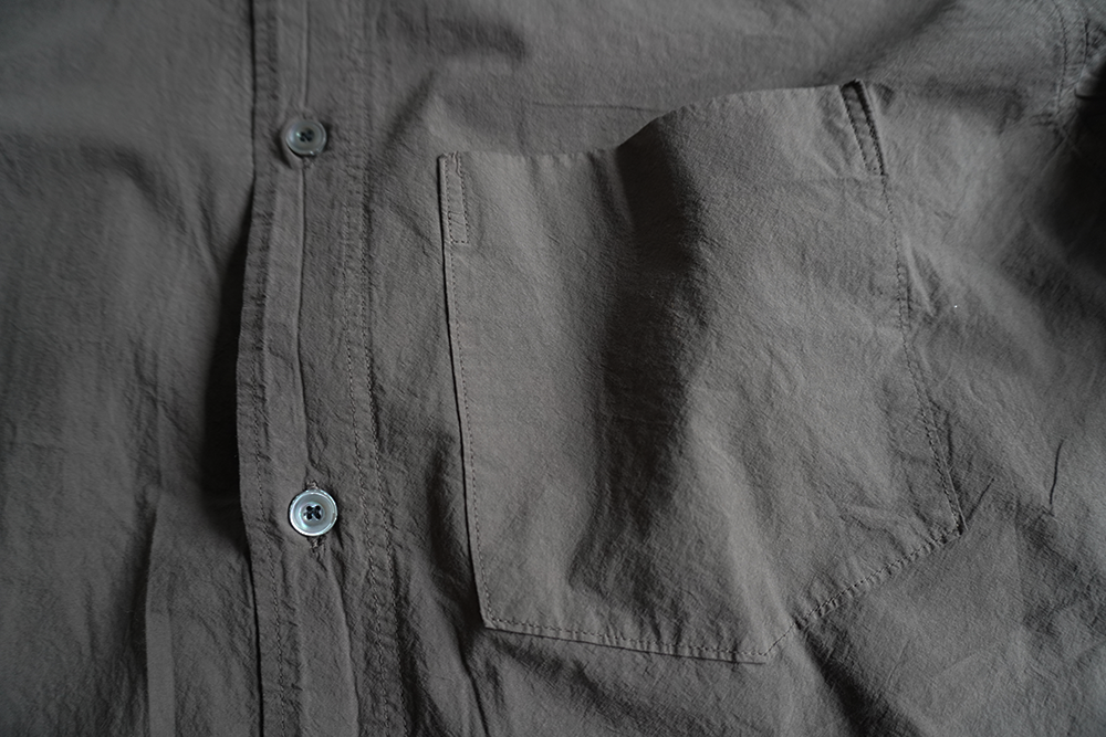 WRINKLES OVERSIZED LS SHIRT(F.BLACK)