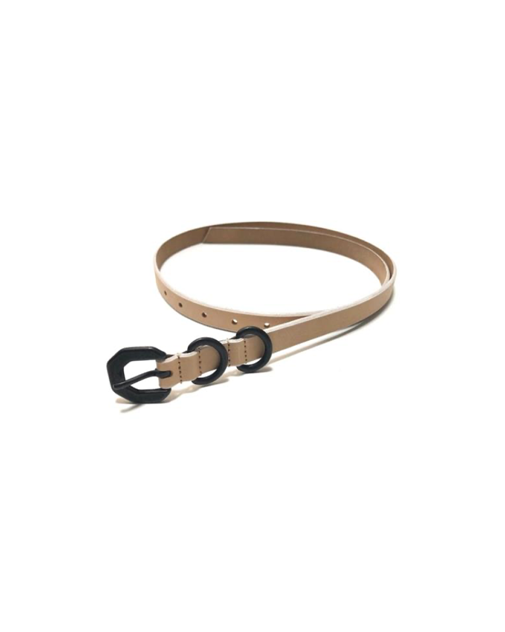 NARROW LEATHER BELT(NATURAL) – ANCELLM NARROW LEATHER BELT(NATURAL) – ANCELLM