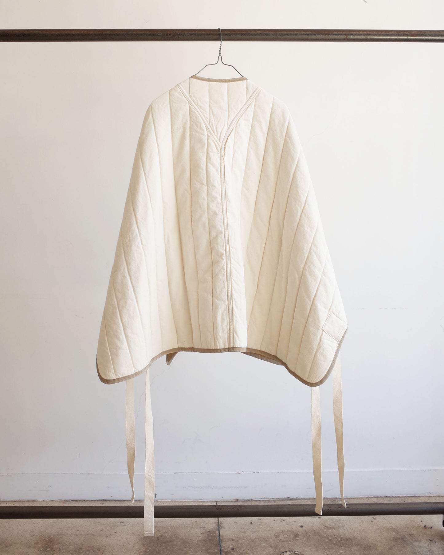 QUILTING OVER PONCHO (COYOTE)