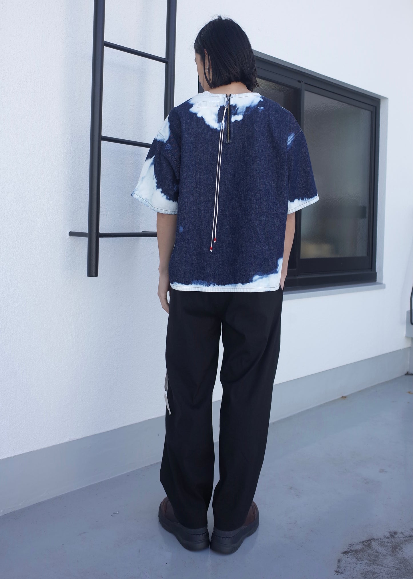 BLEACH DENIM SS SHIRT