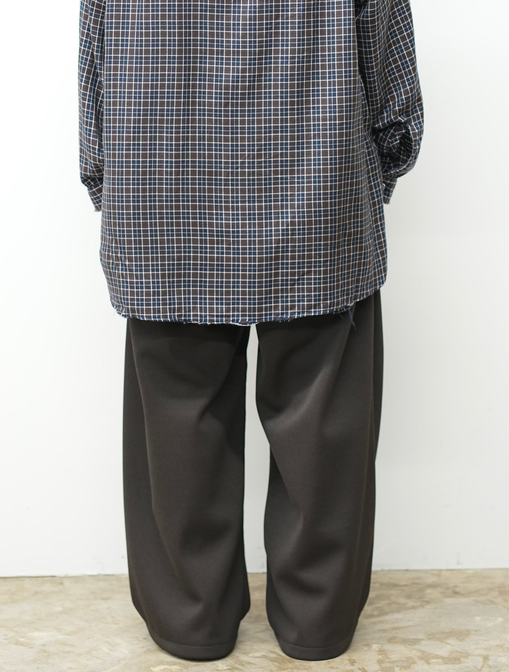 TRACK WIDE PANTS(BROWN)