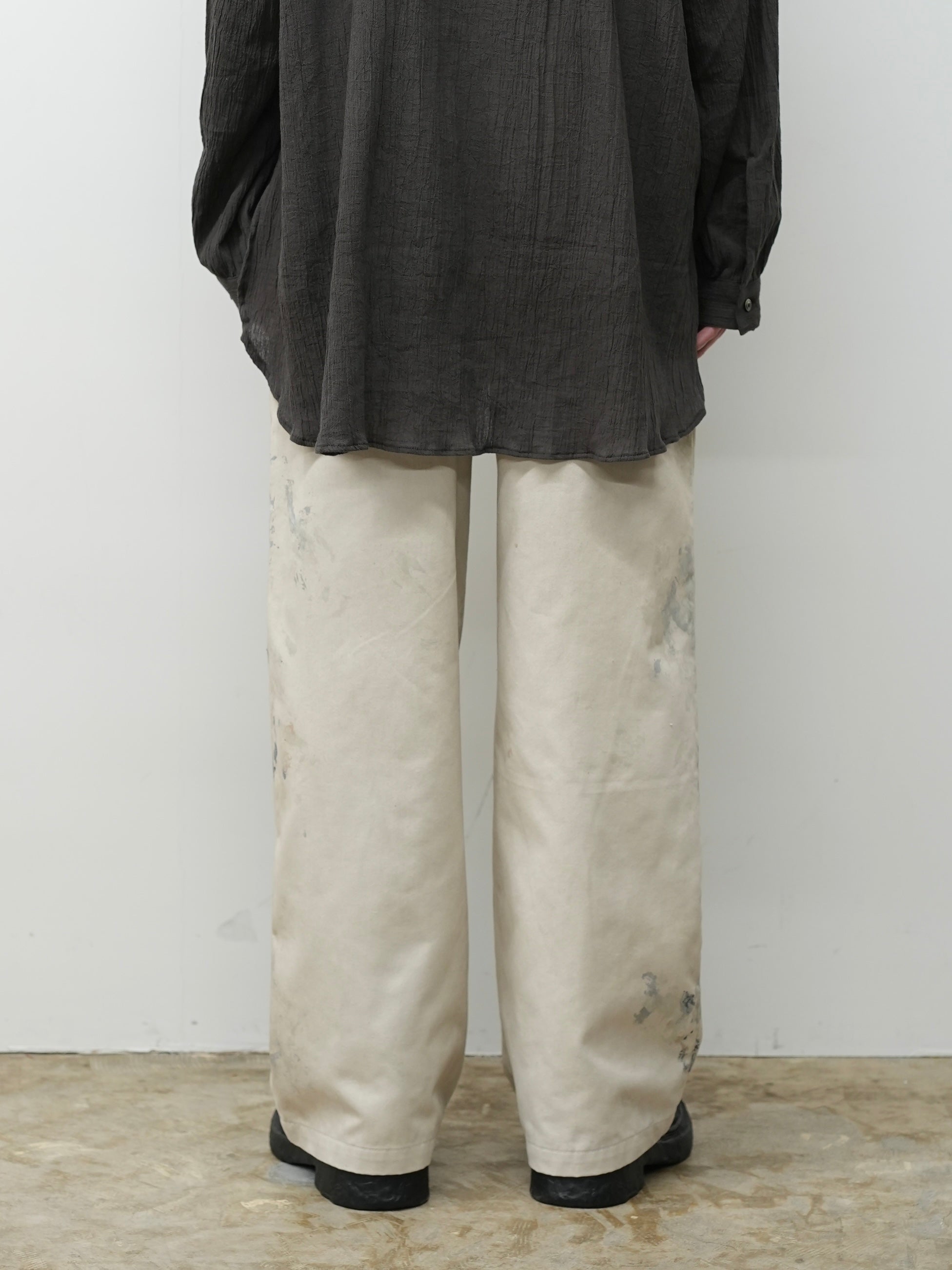 パンツ [ancellm]PAINT CHINO TROUSERS(beige) 1 ANCELLM - PAINT CHINO TROUSERS/BEIGE | NapsNote