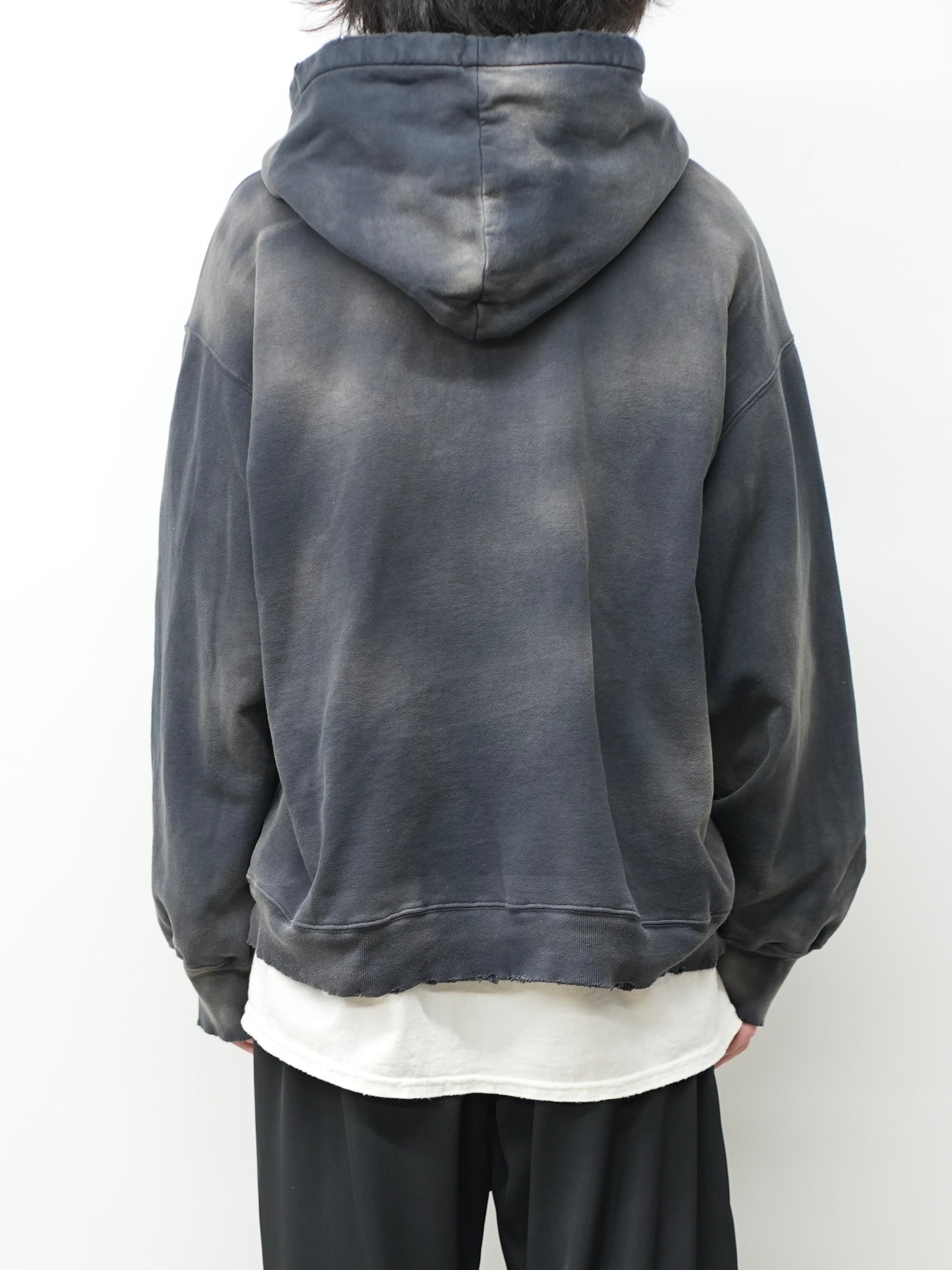 LIGHT LOOP ZIP HOODIE(BLACK) – ANCELLM