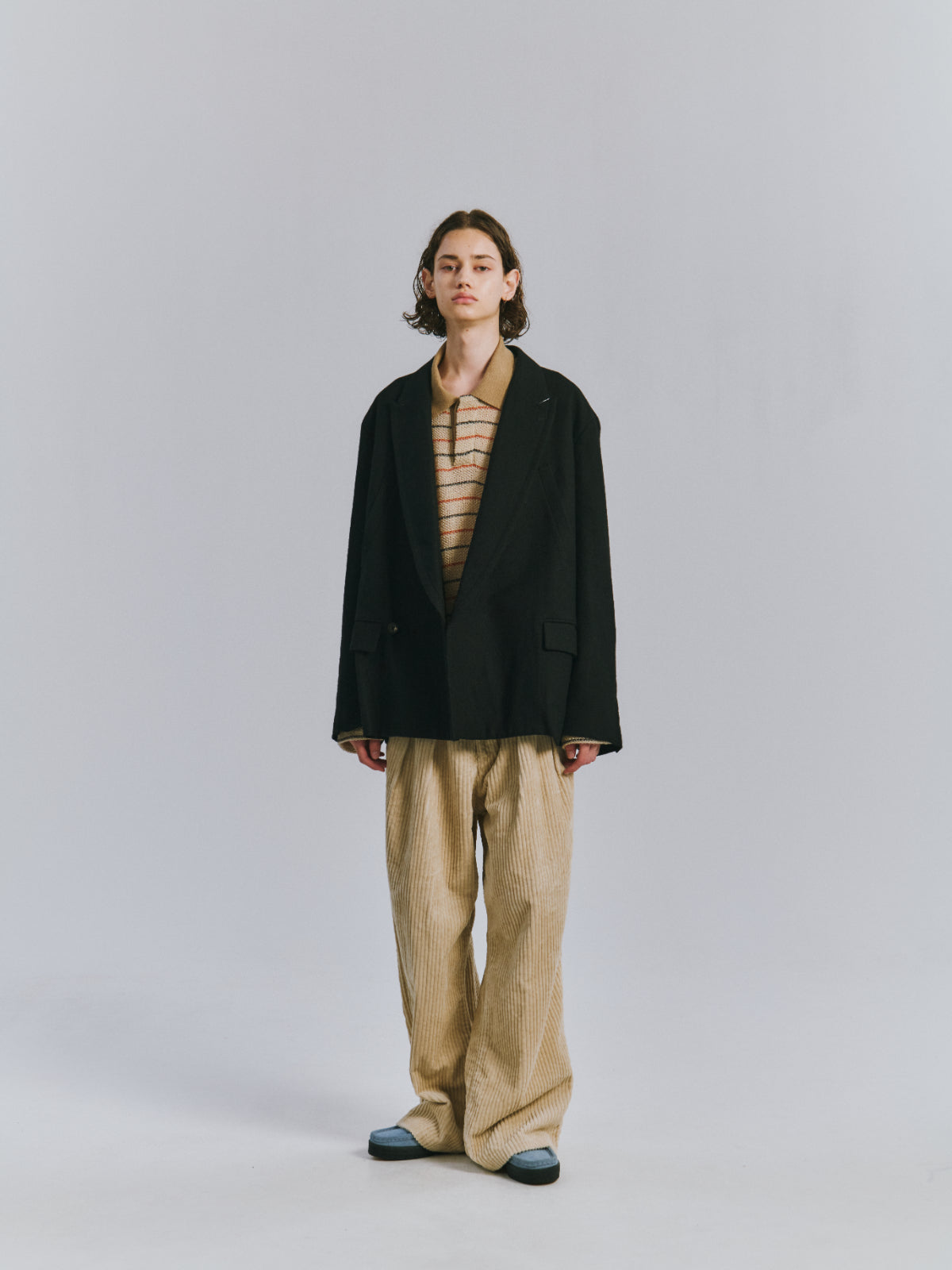 DOUBLE TAILORED JACKET(BROWN)