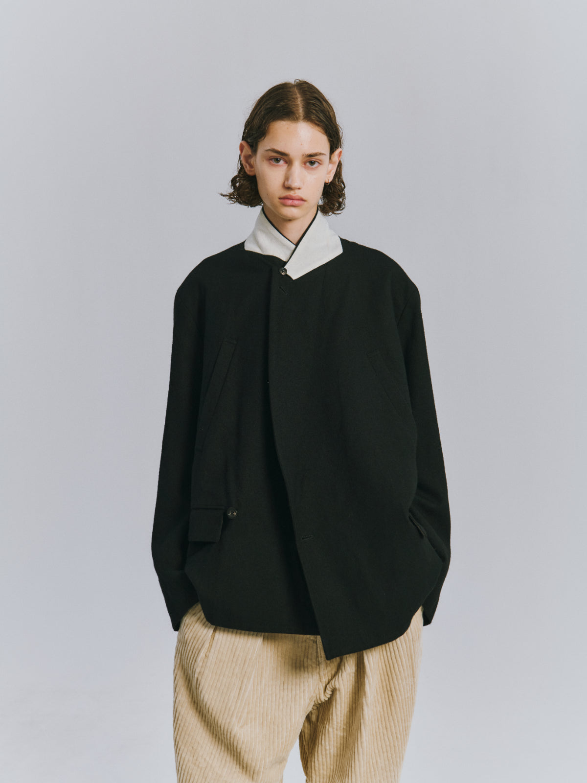 DOUBLE TAILORED JACKET(BLACK)
