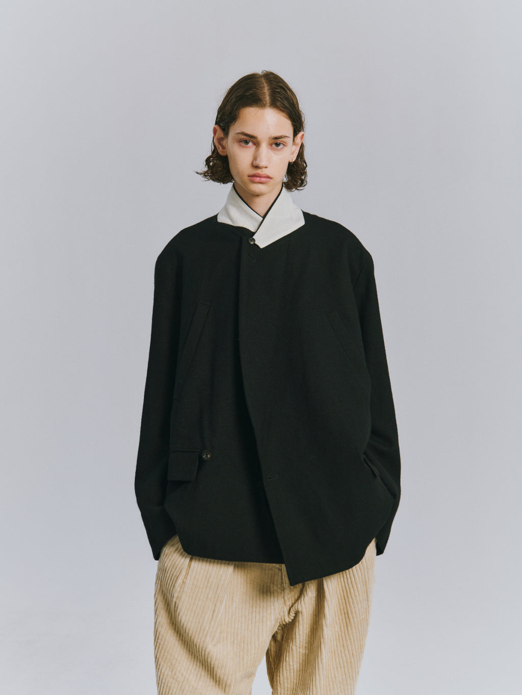 DOUBLE TAILORED JACKET(BLACK)