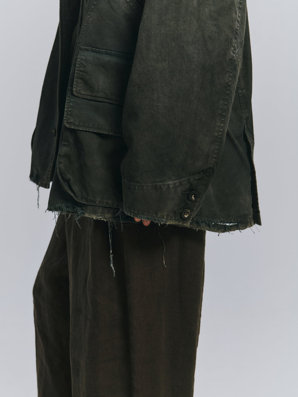 FINX HUNTING JACKET(G.WHITE)