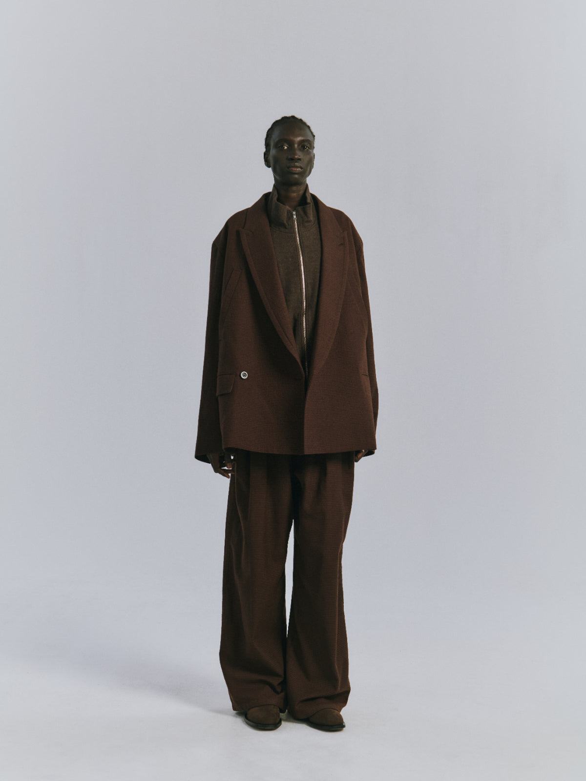 DOUBLE TAILORED JACKET(GRAPH CHECK)