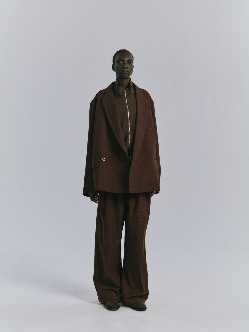 DOUBLE TAILORED JACKET(GRAPH CHECK)