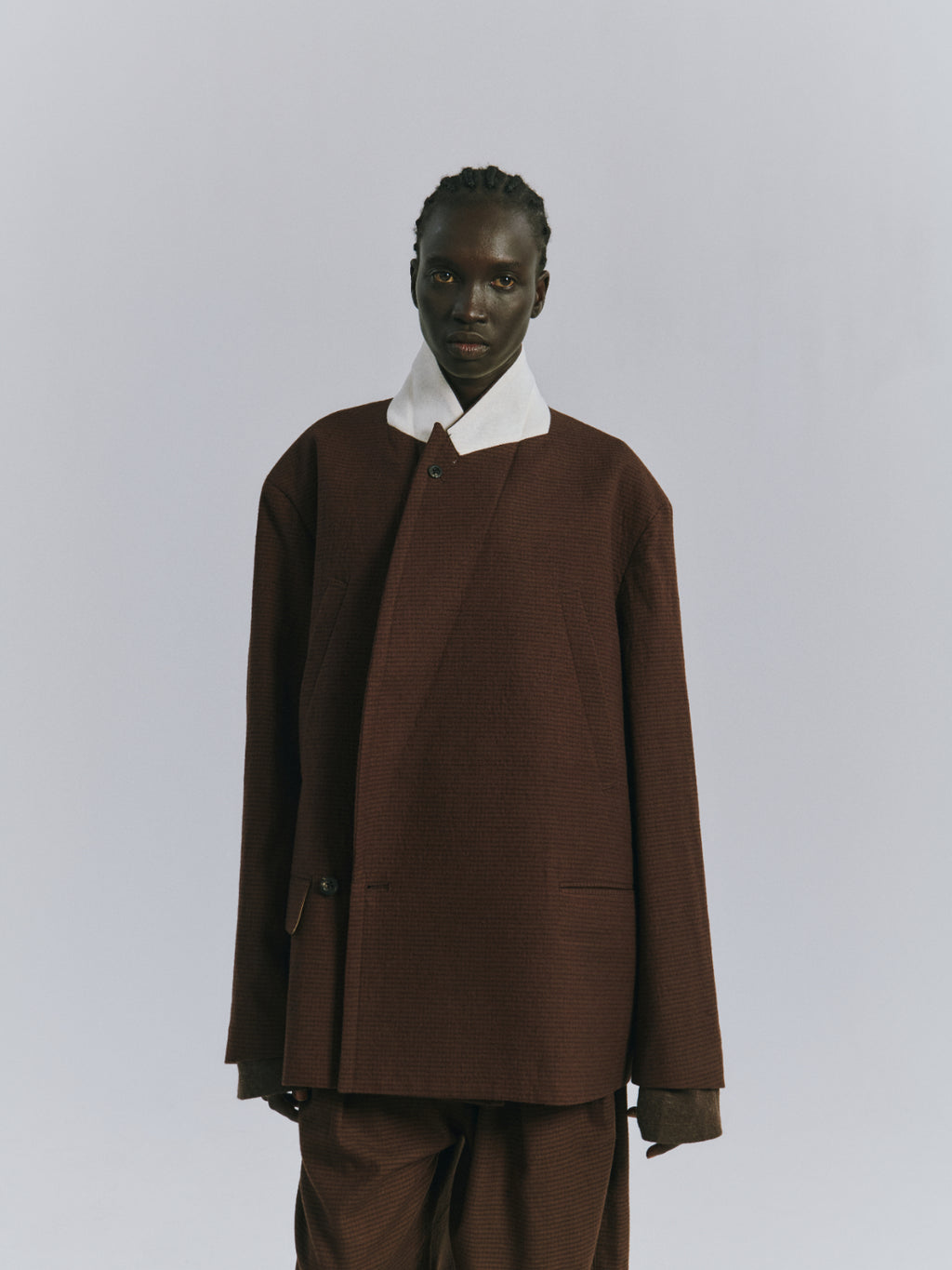 DOUBLE TAILORED JACKET(GRAPH CHECK)