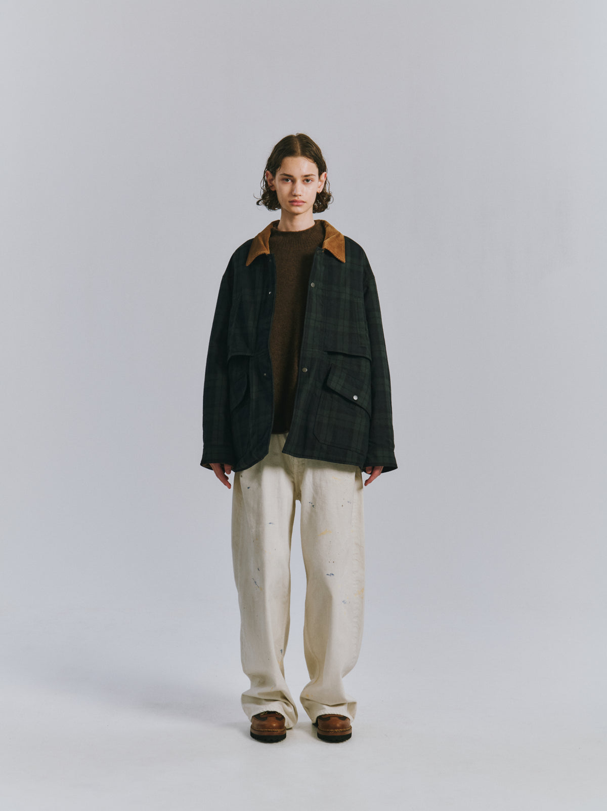CHECK HALF JACKET(HOUNDSTOOTH)