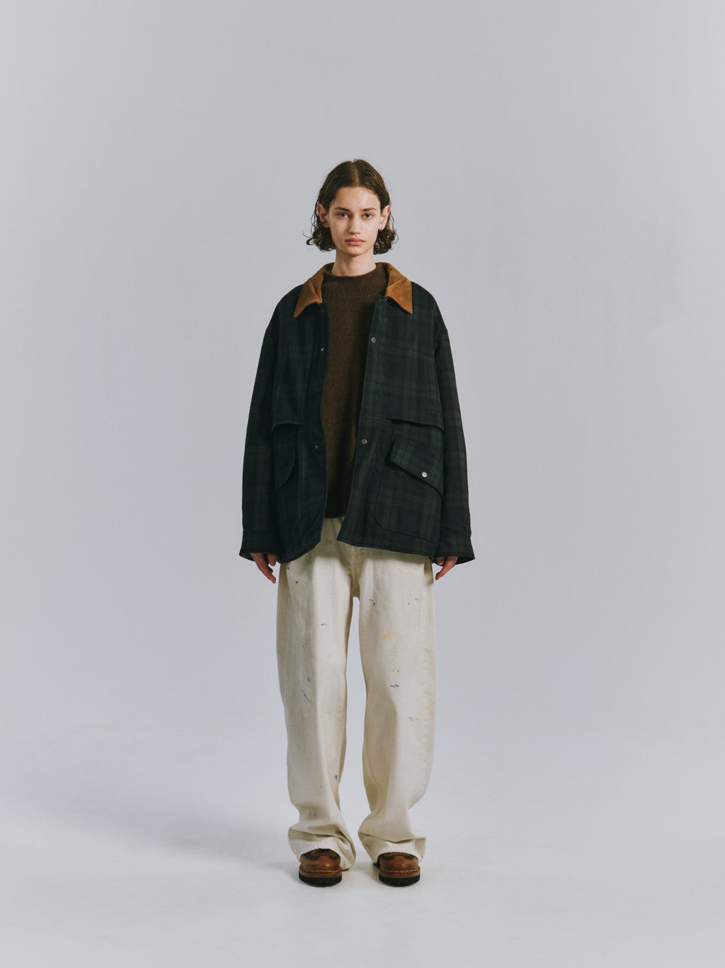 CHECK HALF JACKET(HOUNDSTOOTH)