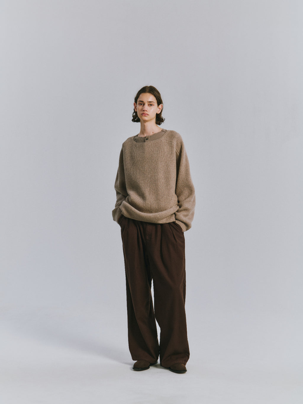 TUCK IN KNIT(BEIGE)