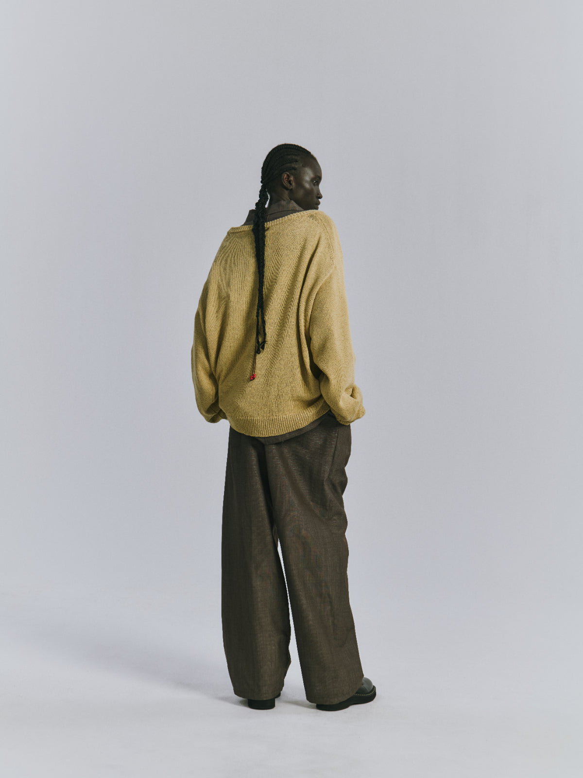 UV NECK KNIT(SAGE) – ANCELLM
