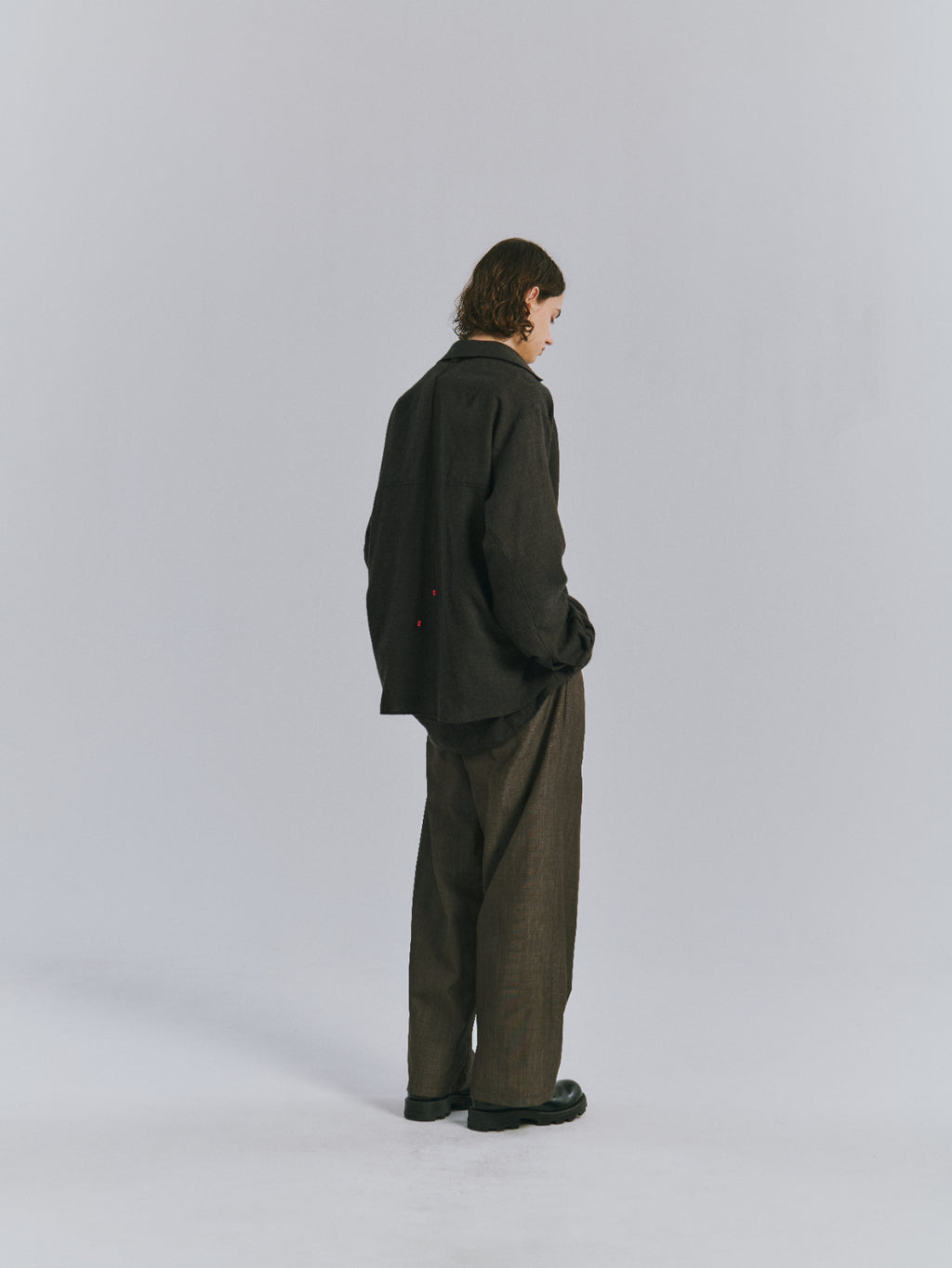HAKEME WIDE SLACKS(BROWN)