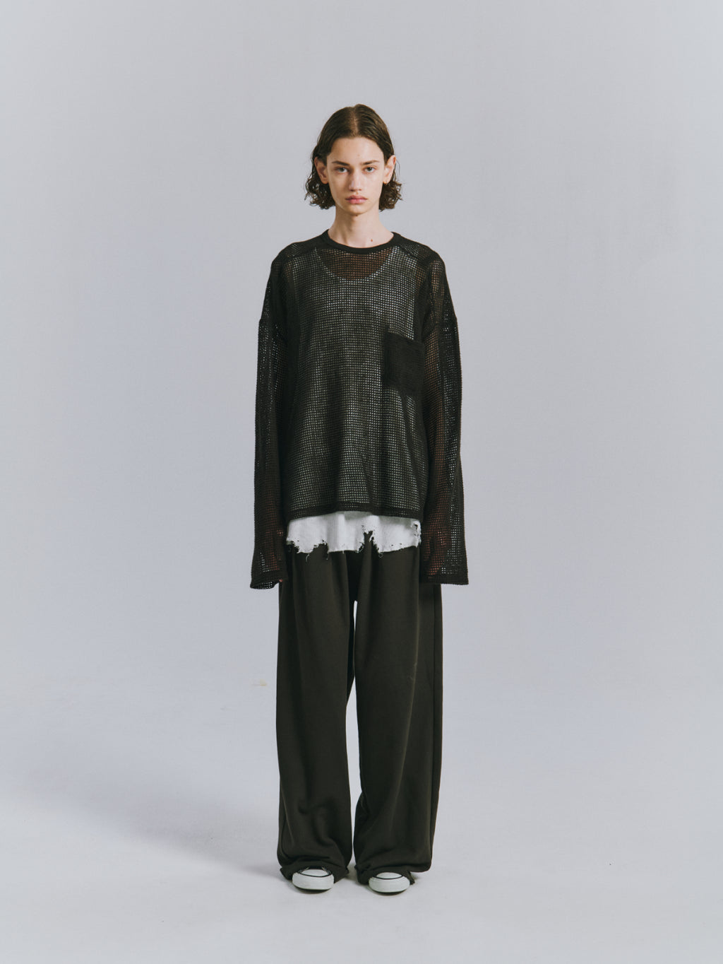 WOOL RUSSELL LS(BLACK)