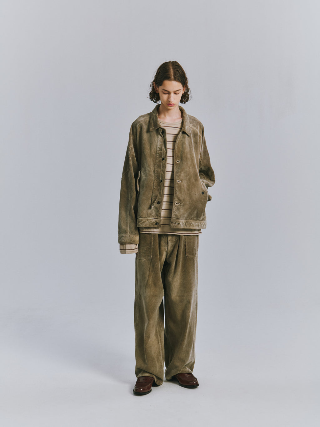 AGING CORDUROY JACKET(BLACK)
