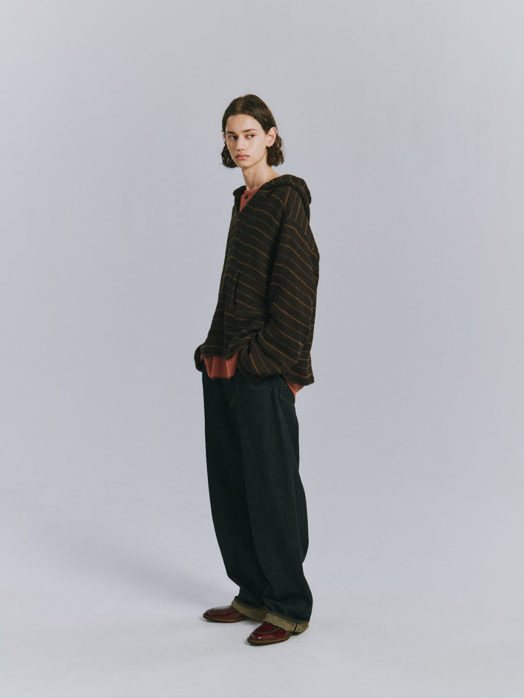#02 SELVEDGE TAPERED 5P DENIM PANTS OW