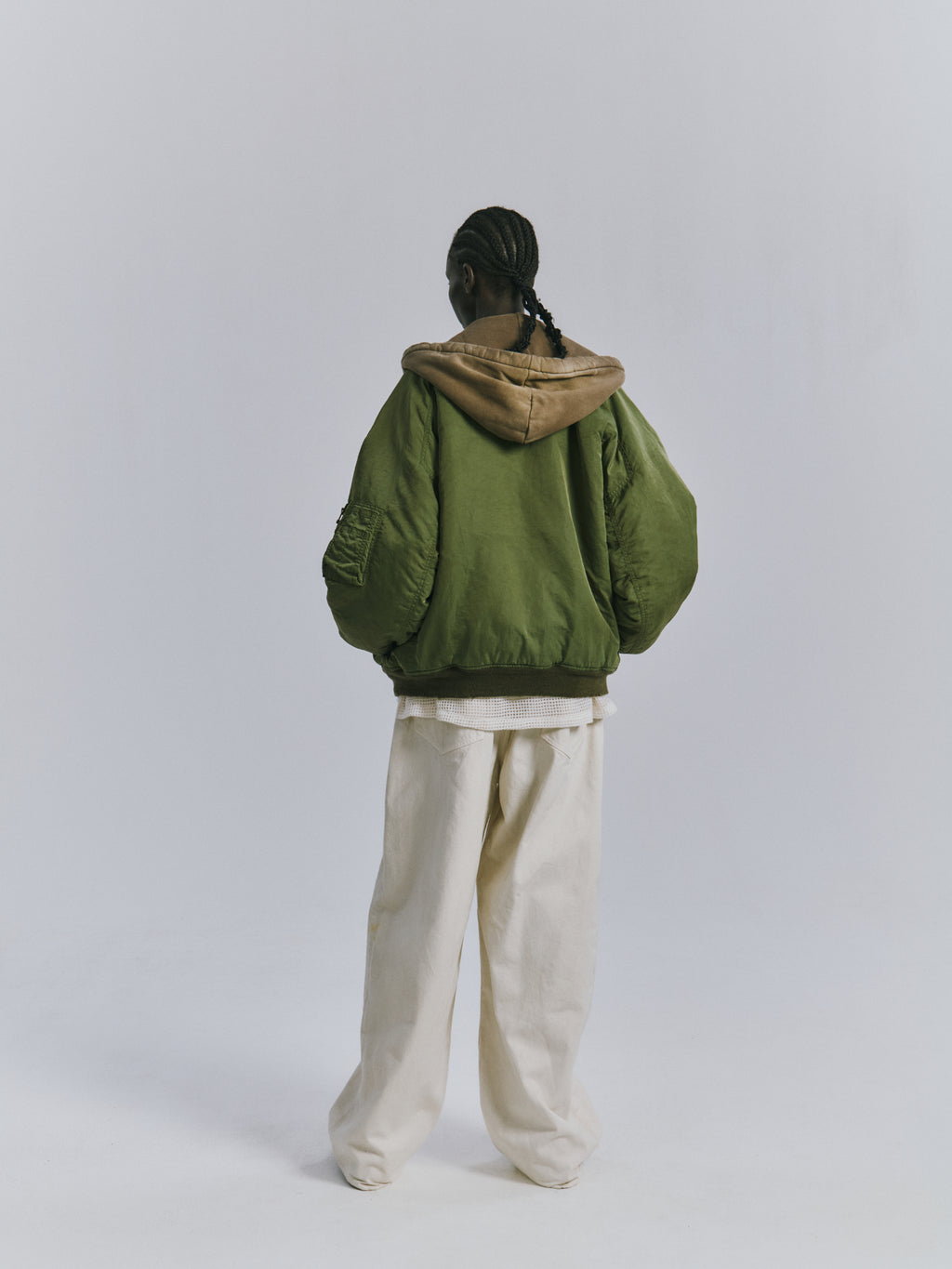 AGING BOMBER JACKET(KHAKI)