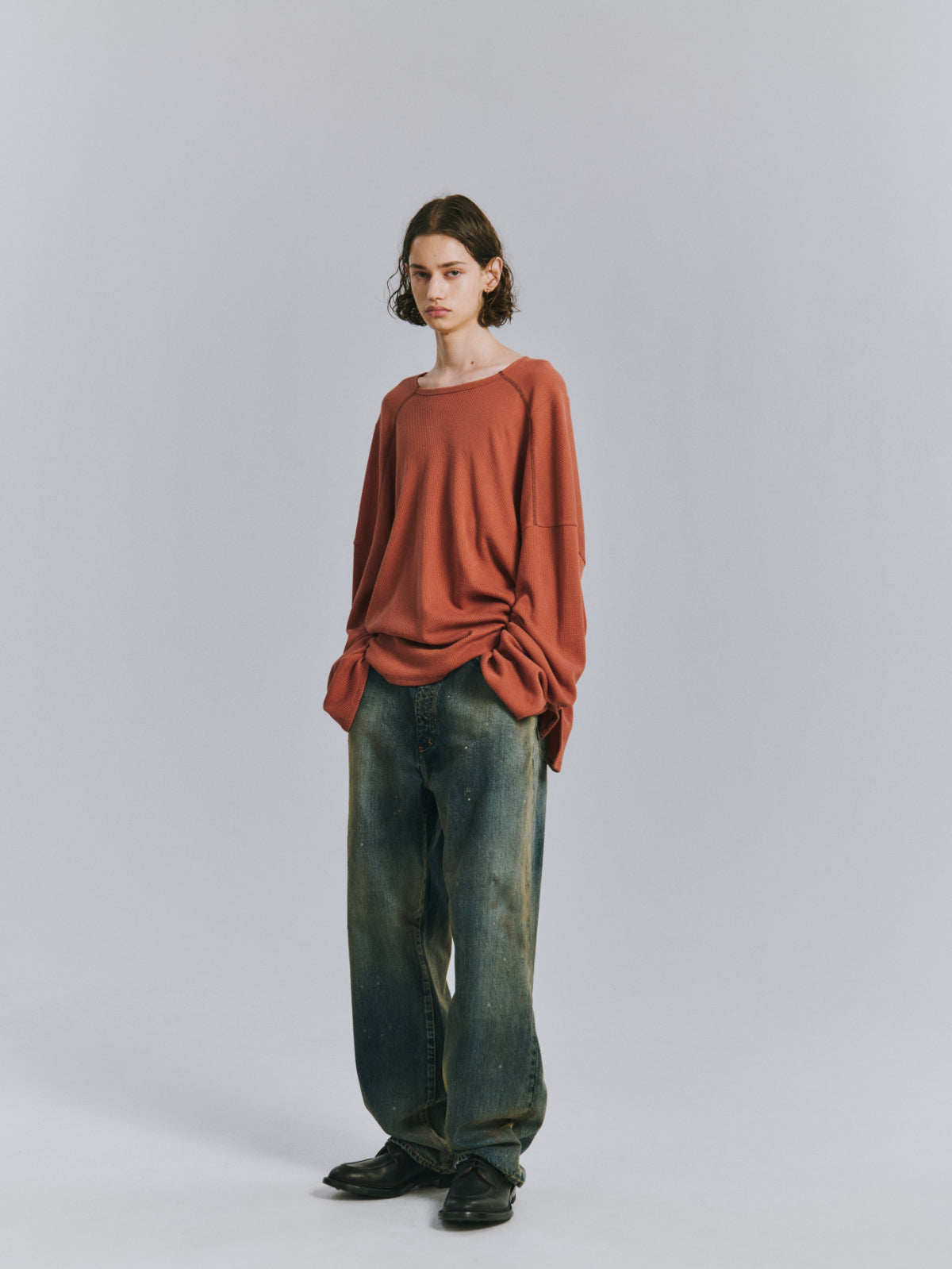 C/CA LS T-SHIRT(ORANGE)