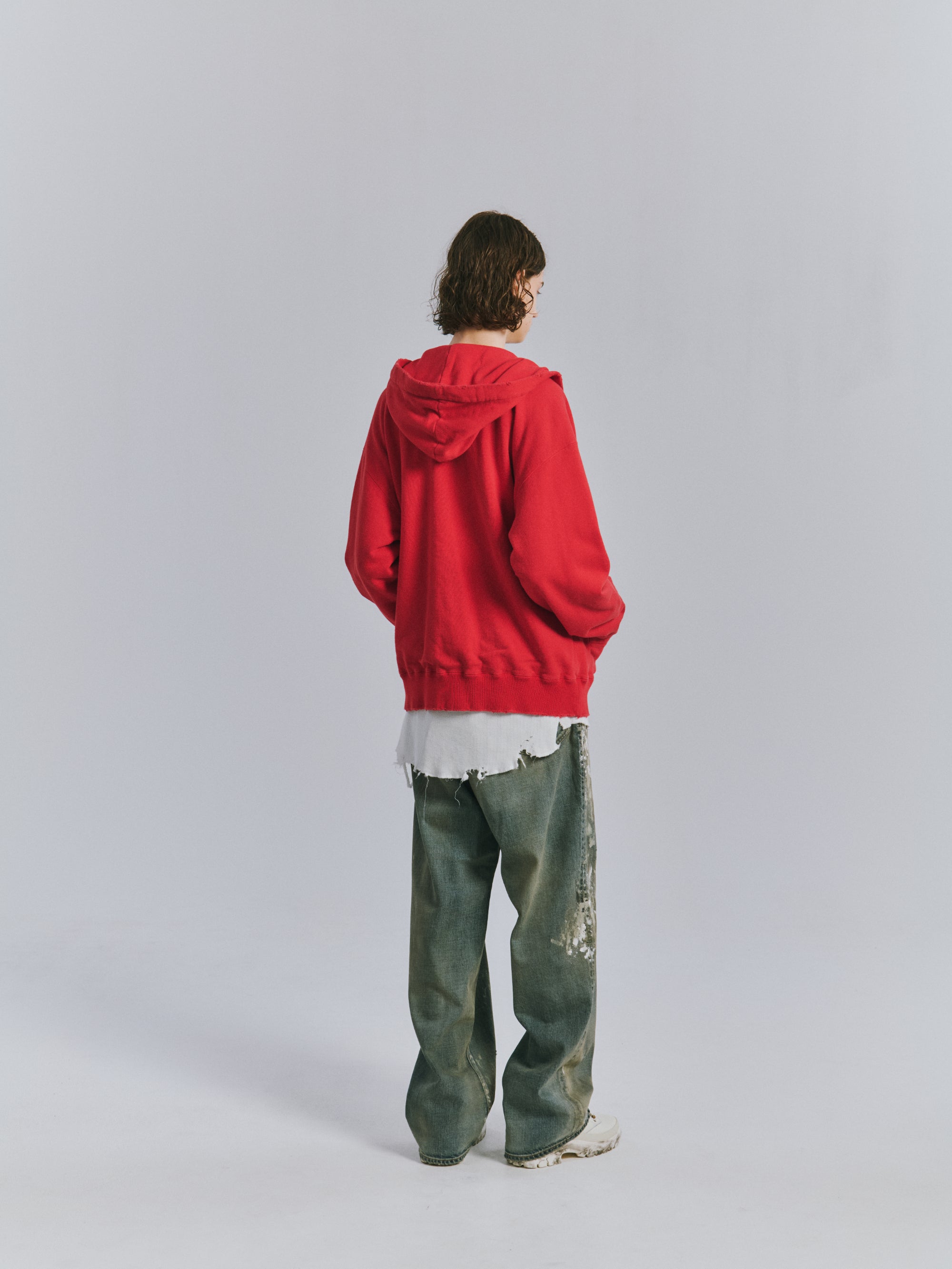ZIP UP HOODIE(RED) – ANCELLM