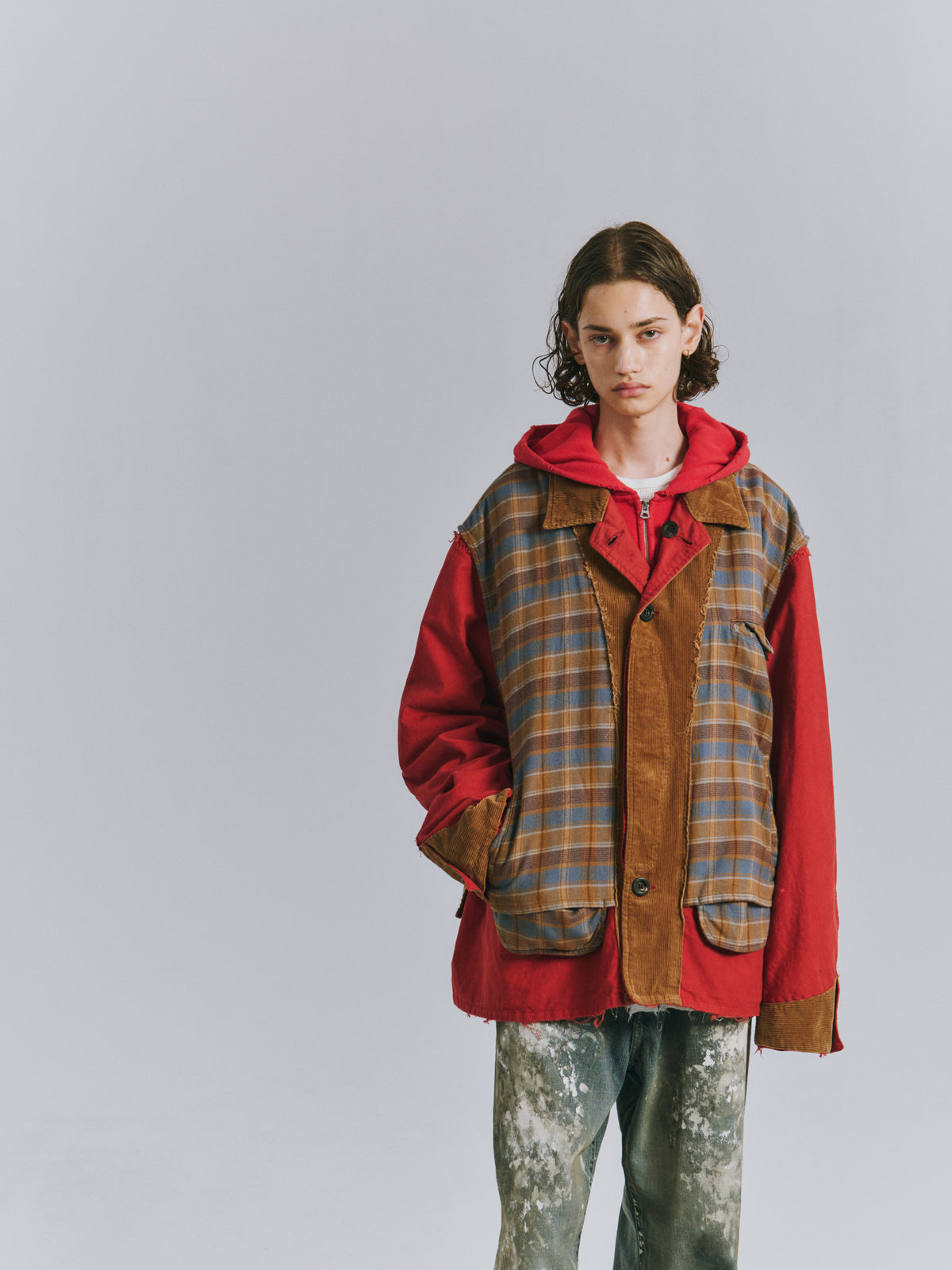 REVERSIBLE WORK JACKET(RED)