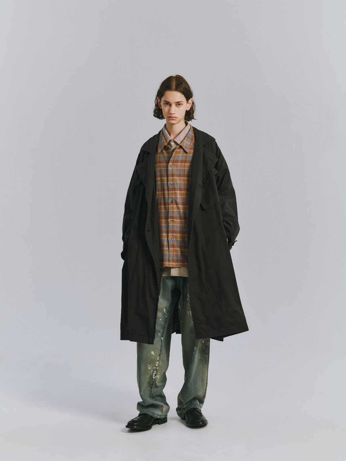 AGING COTTON M.C COAT(BEIGE)