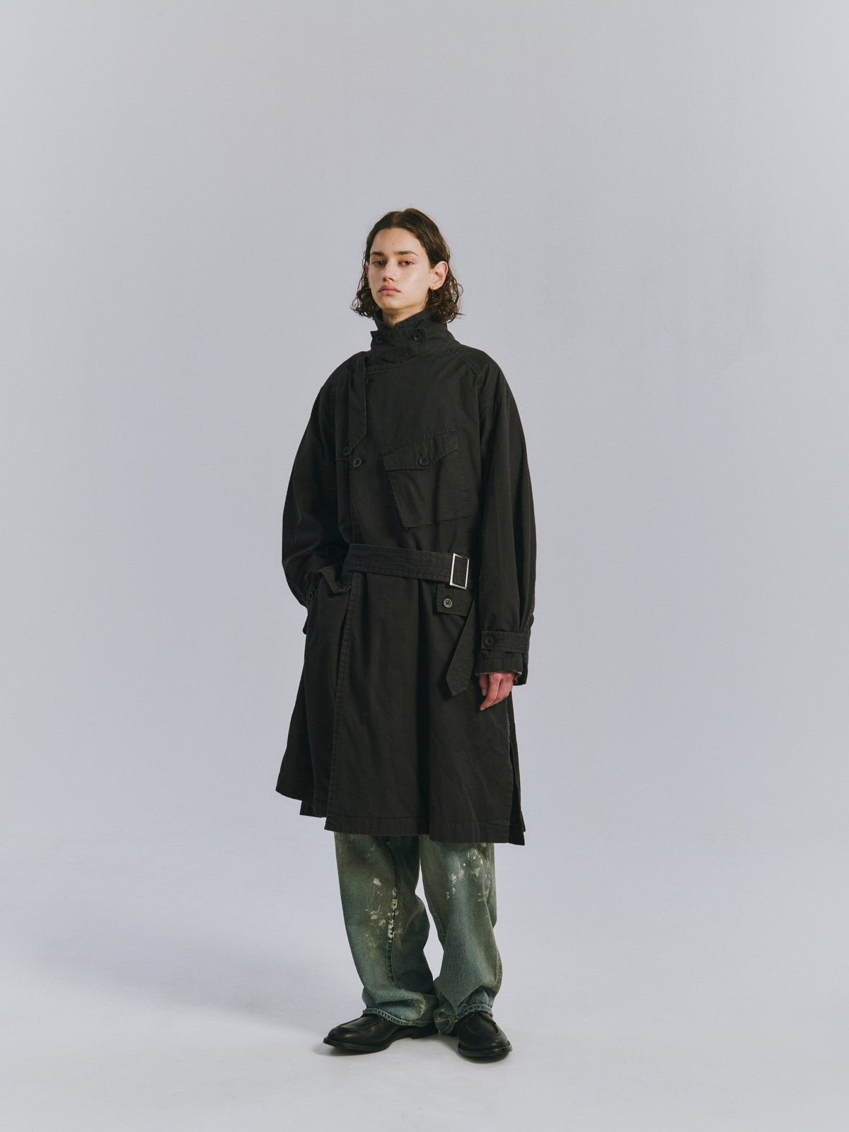 AGING COTTON M.C COAT(BEIGE)