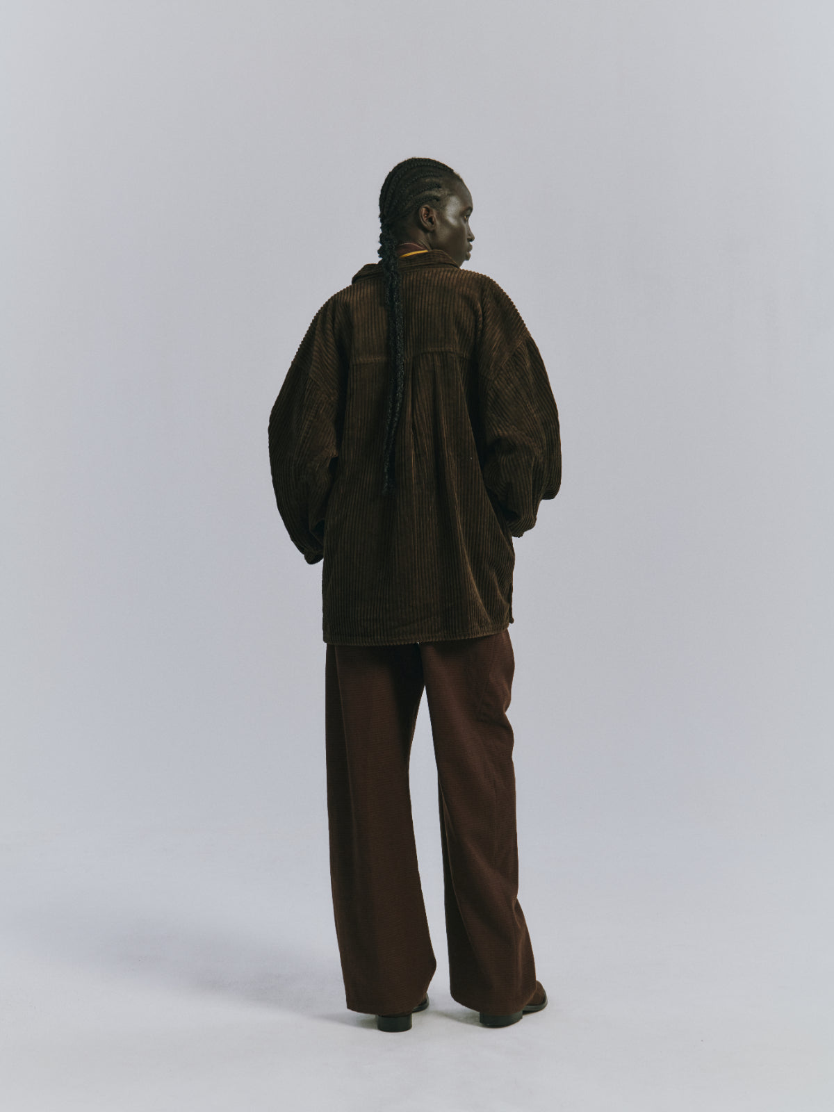 PLAID CHECK WOOL SLACKS(GRAPH CHECK)