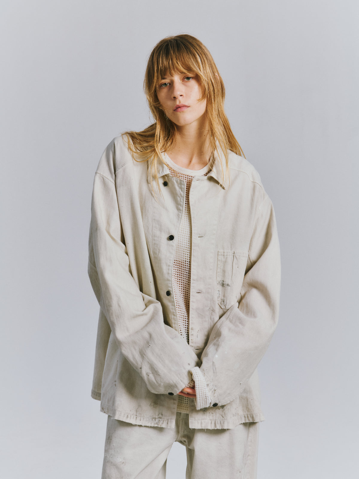 WOOL RUSSELL LS(IVORY)