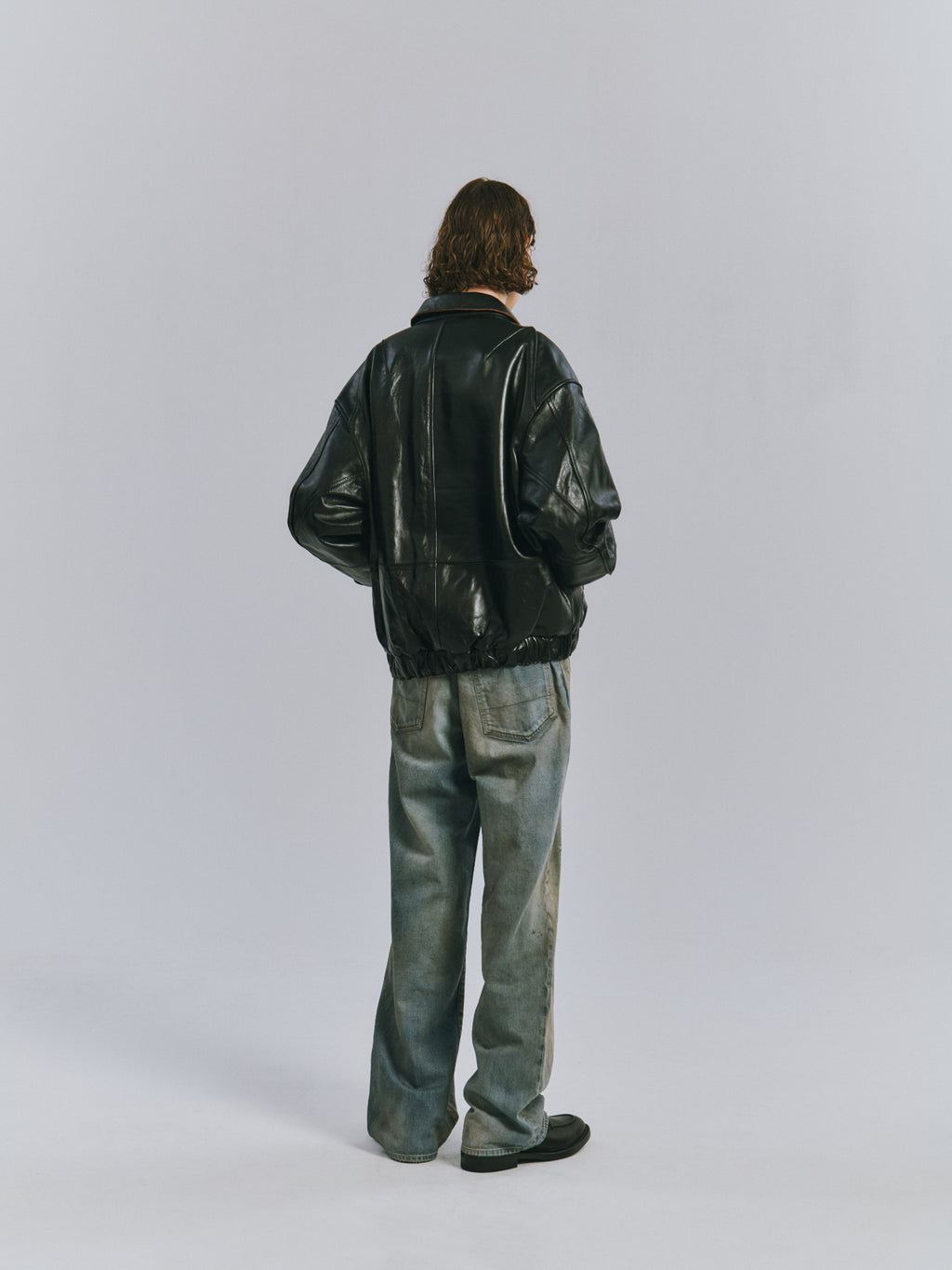 SHOE-CUT DENIM PANTS(INDIGO)