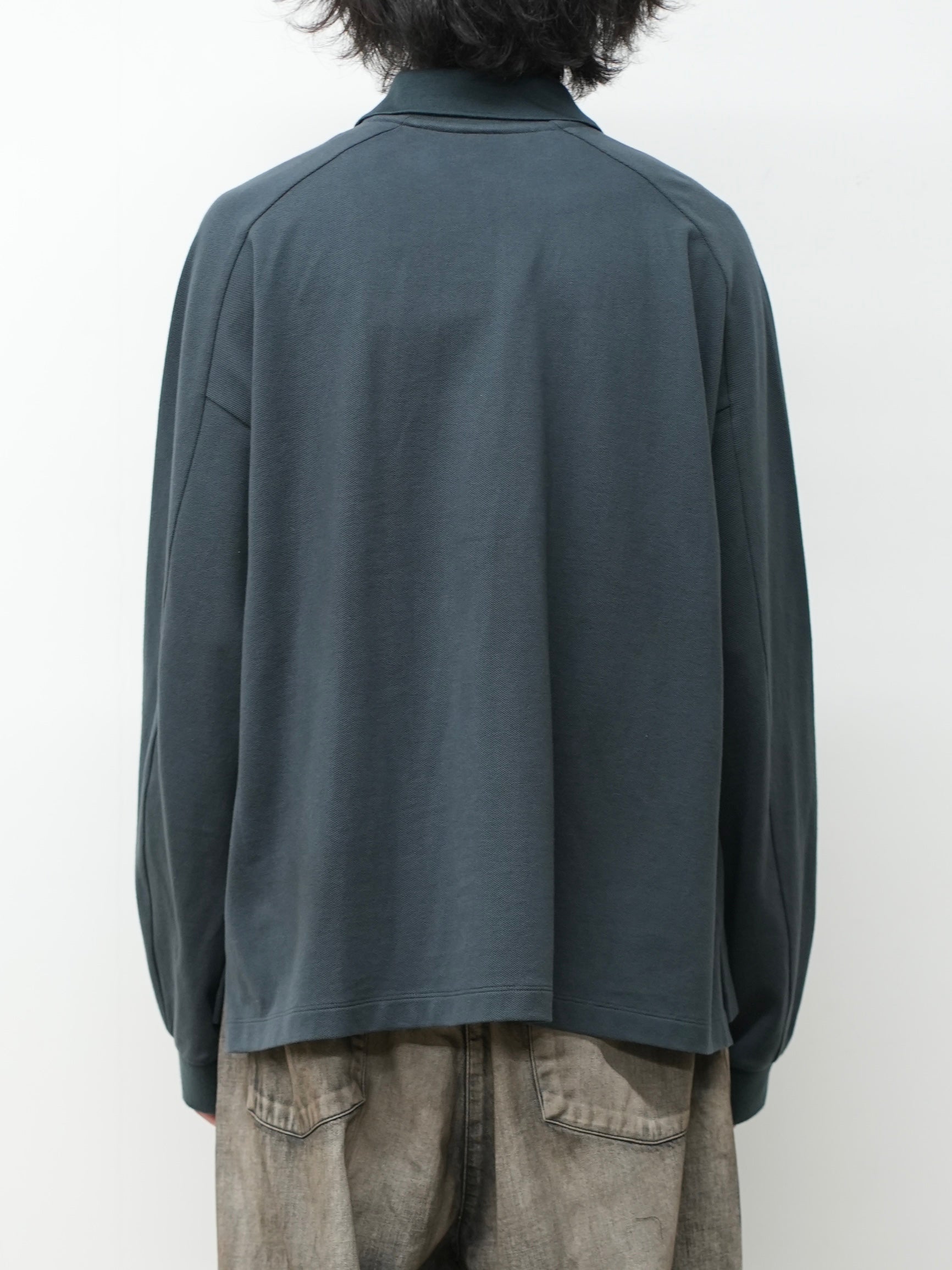 26SS ANCELLM L/S POLO BROWN サイズ2 L/S POLO(BROWN) – ANCELLM