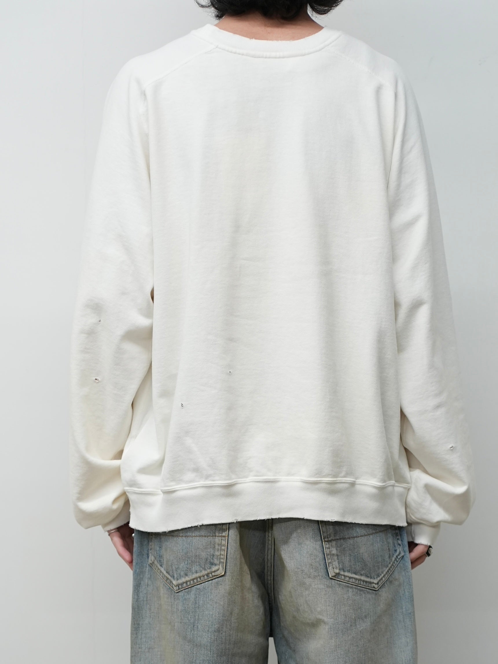 LIGHT LOOP SWEAT SHIRT(WHITE) – ANCELLM