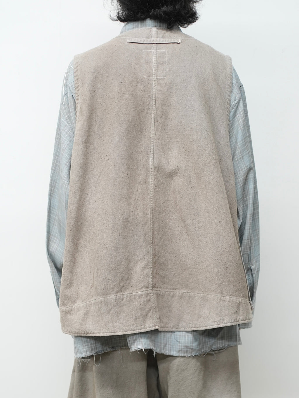 C/R DUCK UTILITY VEST(GREIGE)