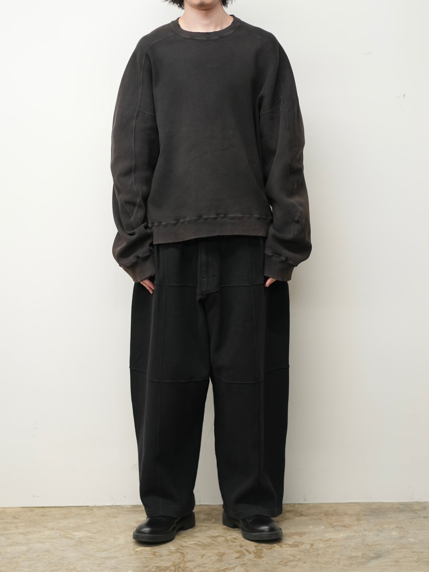 SMOOTH SWEAT SHIRT(BLACK)