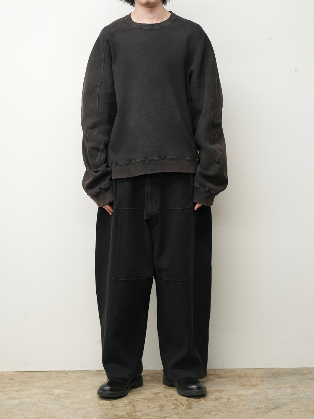 SMOOTH SWEAT SHIRT(BLACK)