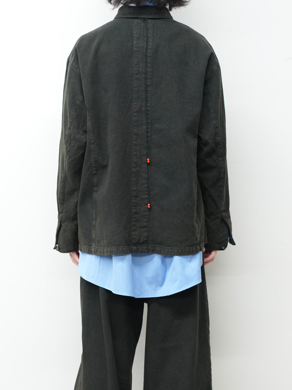 C/R DUCK COVERALL JACKET(BLACK)