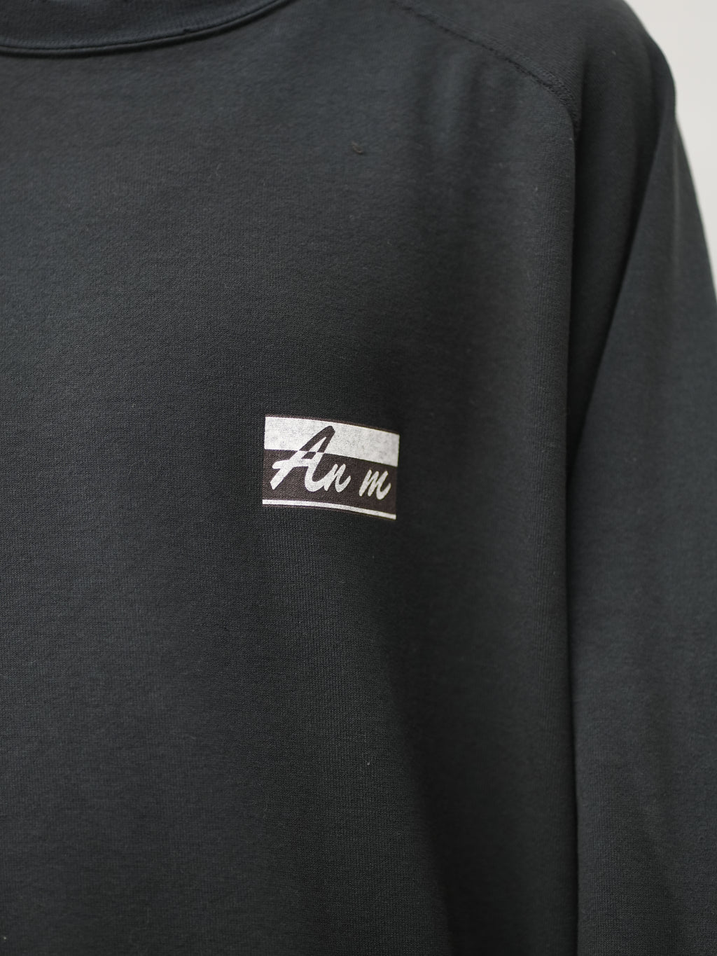 LIGHT LOOP SWEAT SHIRT(BLACK)