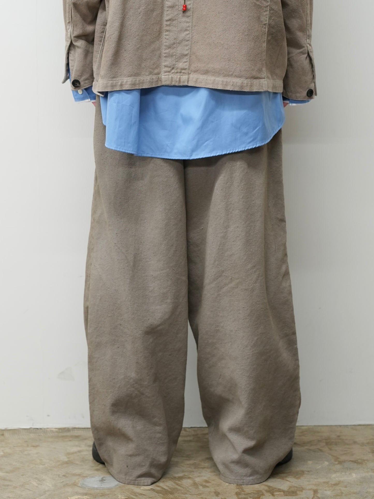 C/R DUCK DOUBLEKNEE PANTS(GREIGE)