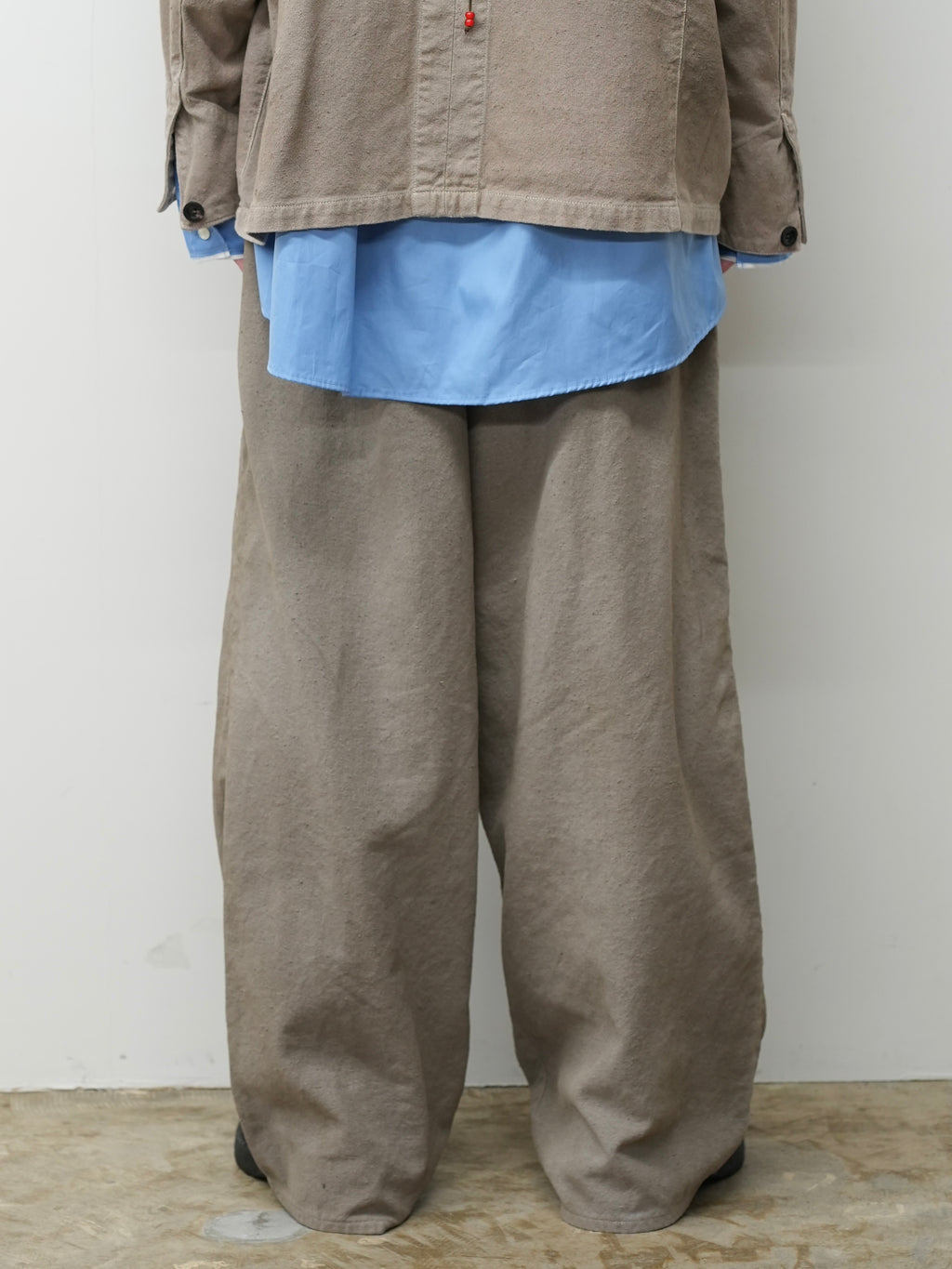 C/R DUCK DOUBLEKNEE PANTS(GREIGE)