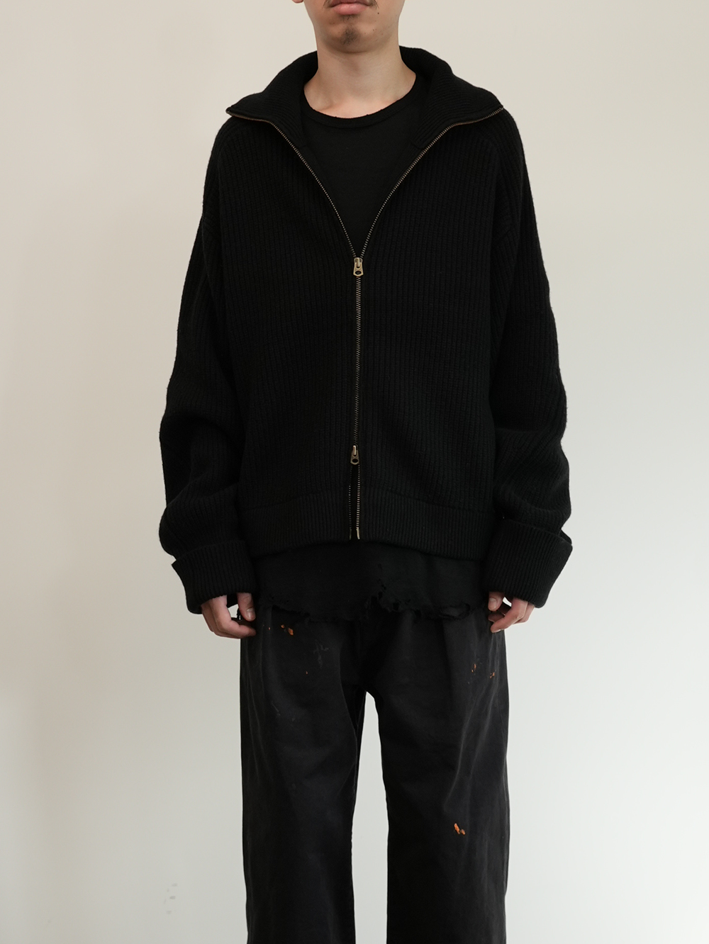 DRIVERS KNIT(BLACK)