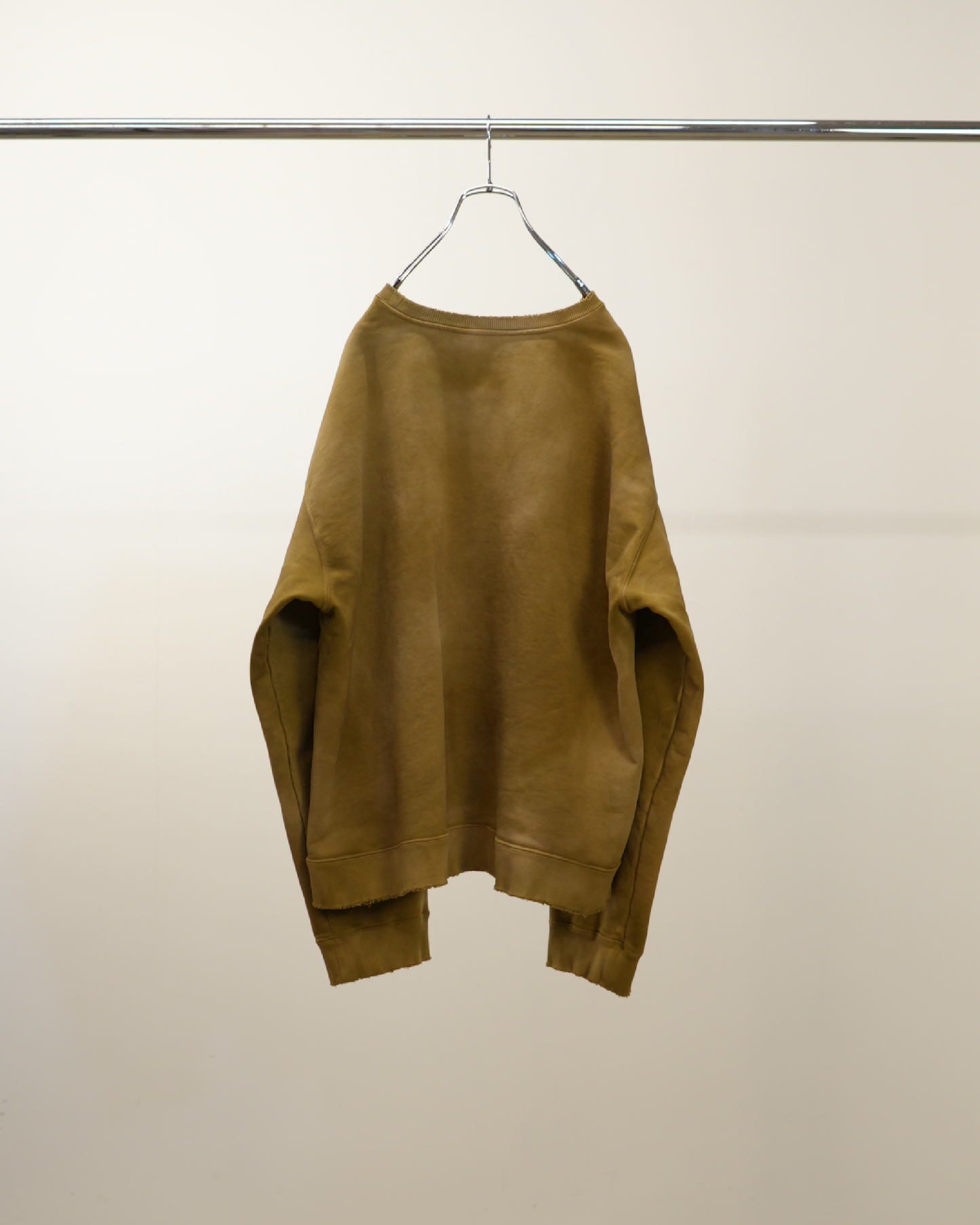 UNEVENNESS SWEAT SHIRT(MOSS)
