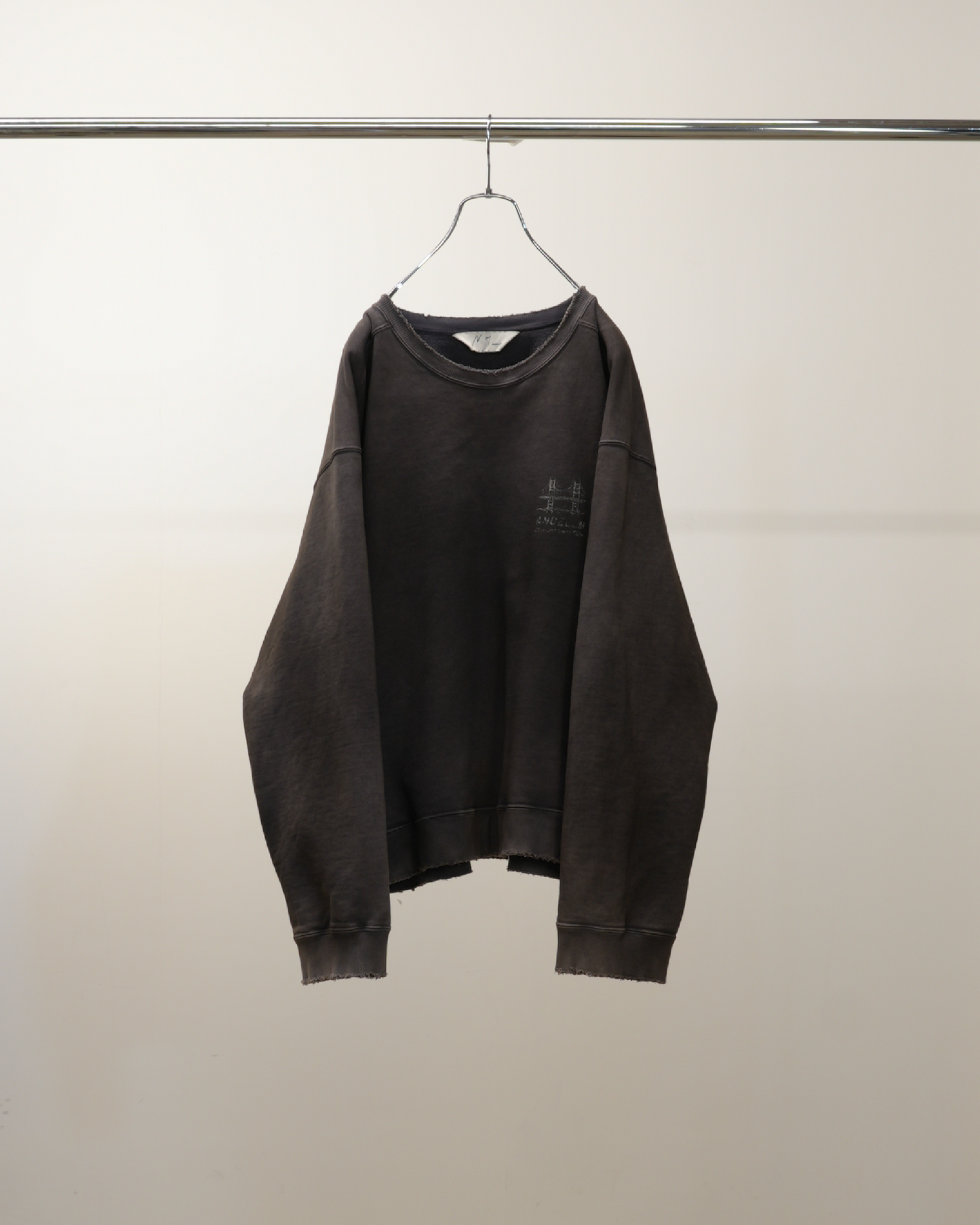 BRIDGE SWEAT SHIRT(BLACK)