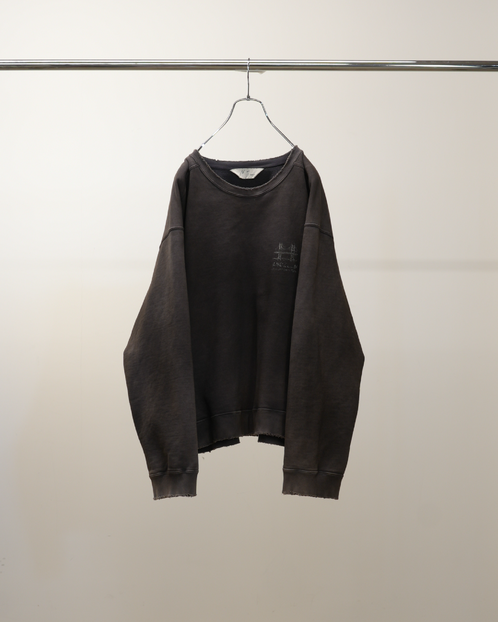 BRIDGE SWEAT SHIRT(BLACK)