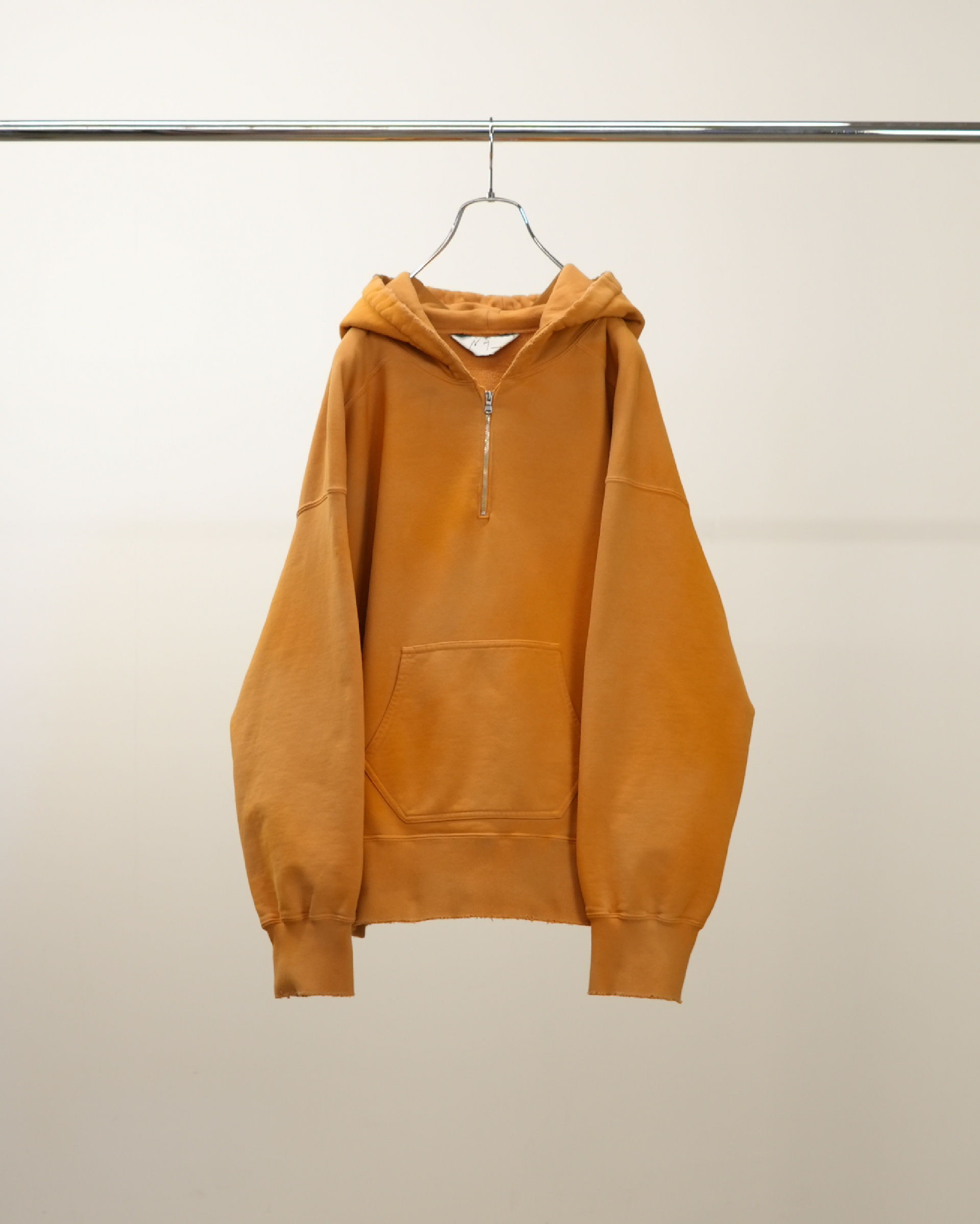 HALF ZIP HOODIE(YELLOW) – ANCELLM