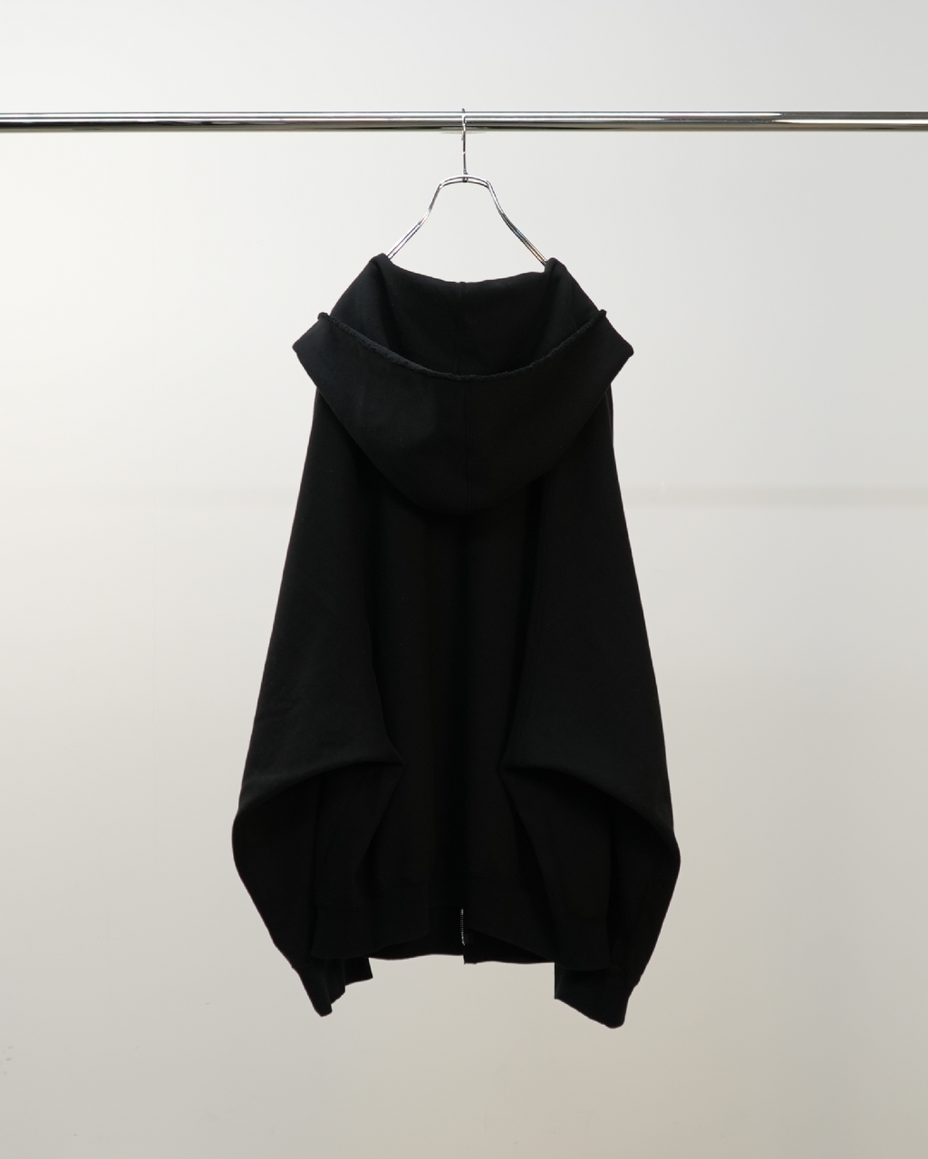 SWEAT HOODIE COAT(BLACK)