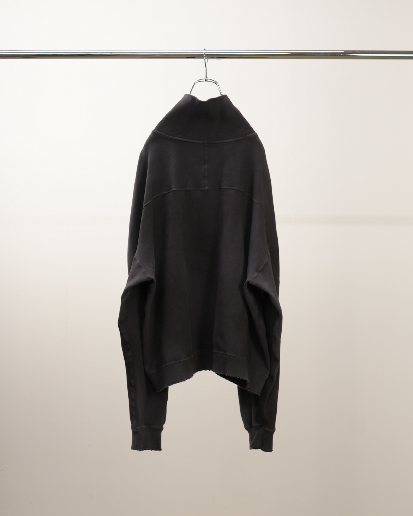 SMOOTH KNIT PULLOVER SHIRT(BLACK)